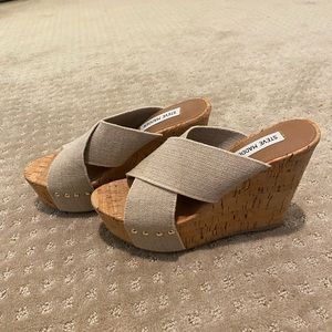 Steve Madden wedges NEVER WORN